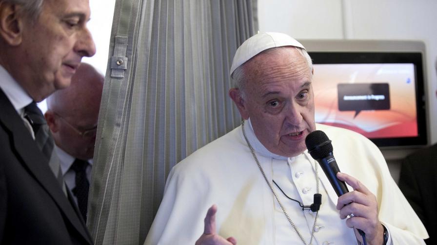 Папа Франциск: Не можеш да си правиш шеги с вярата