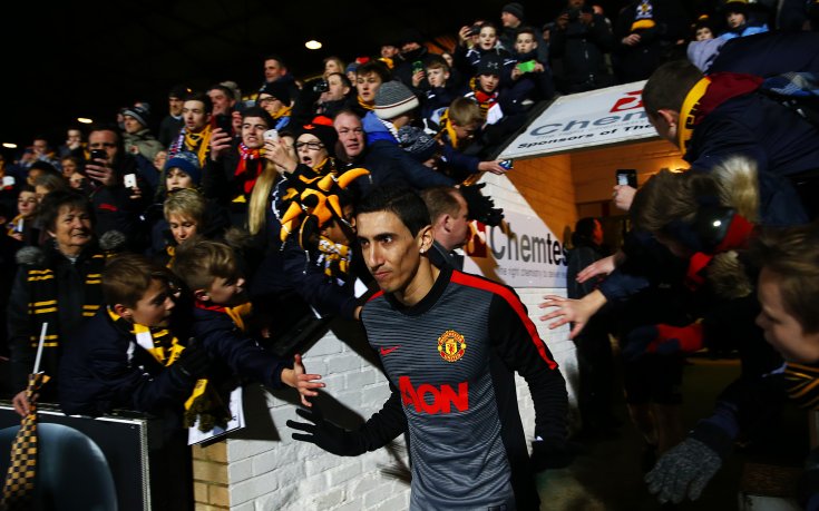 Подигравки с Ди Мария на мача с Кембридж