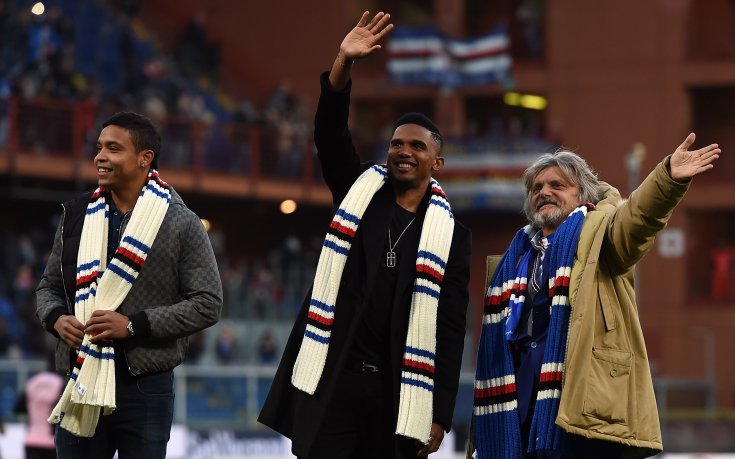 Сампдория представи Ето'о на феновете