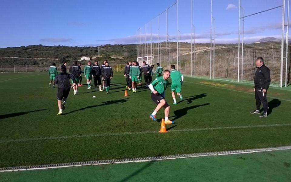 СНИМКИ: Лудогорец с първа тренировка без топки в Испания