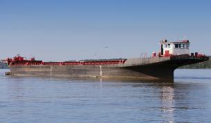Баржа с 850 т торови препарати е потънала в Дунав