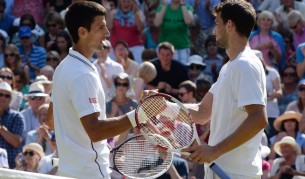 Джокович и Димитров на корта