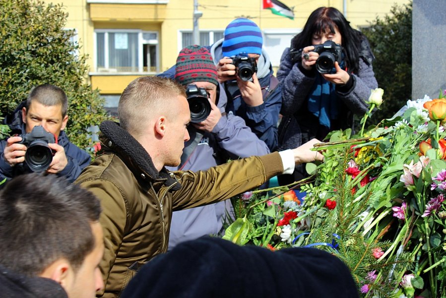 Сините почетоха паметта на Левски и отбелязаха 142 години от1