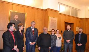 Лъчезар Иванов, третият от ляво на дясно