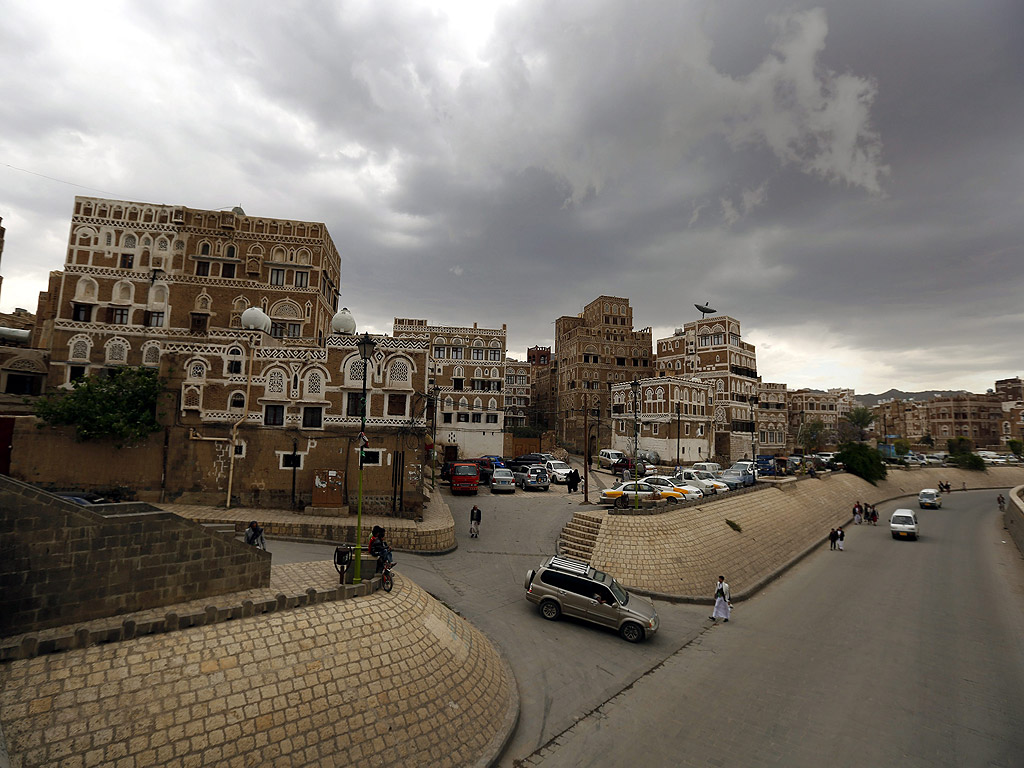 Стария град на Сана, Йемен. Старият град на Сана е в списъка на ЮНЕСКО за световно културно наследство, има отличителен визуален характер заради уникалните си архитектурни характеристики