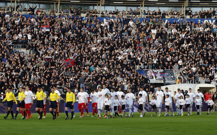 50 ранени и 40 арестувани след Цървена звезда – Партизан