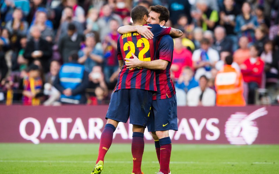 Меси призна, че Дани Алвеш му е най-добрият приятел в Барселона