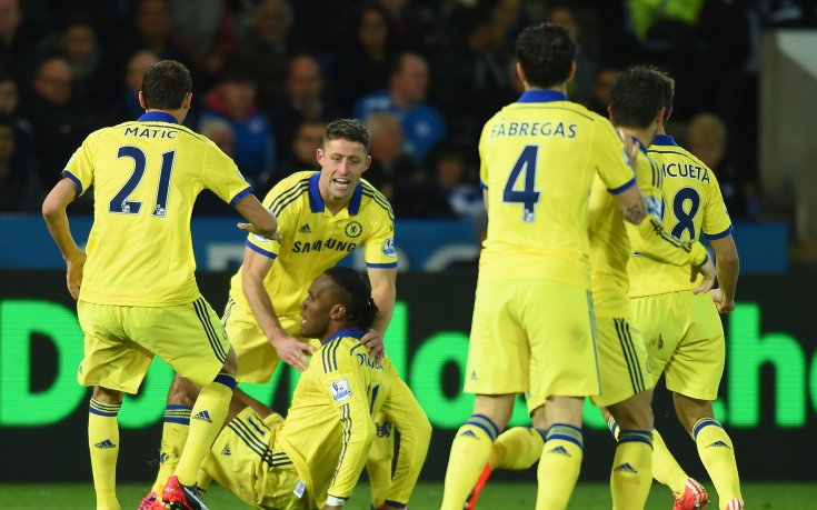 Челси държи титлата след обрат срещу Лестър