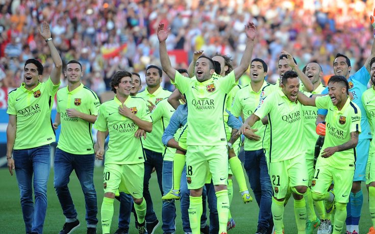 ВИДЕО: Шампионска радост по каталунски