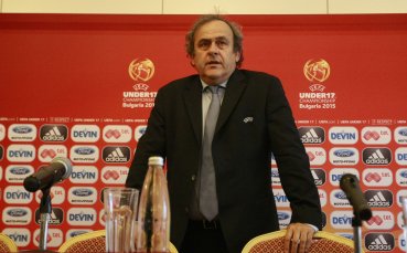 Пресконференцията на Мишел Платини в Бургас в СНИМКИ