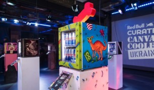 Red Bull CANVAS COOLER в Киев през декември миналата година