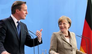 Дейвид Камерън и Ангела Меркел