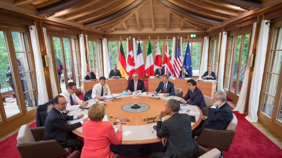 Лидерите от Г-7 се ангажираха сериозно с климатичните промени