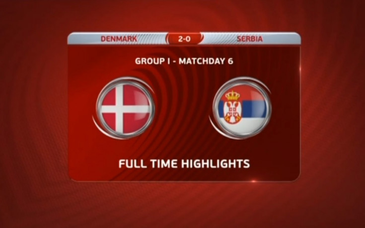 ВИДЕО: Дания - Сърбия 2:0