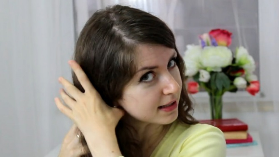 Как да вържем косата си без ластик (Видео)