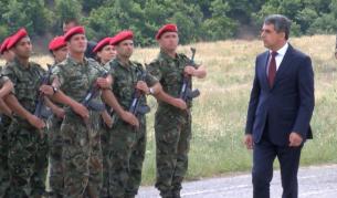 Президентът Росен Плевнелиев на полигона Ново село