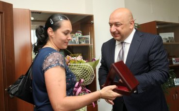 Красен Кралев отличи Петя Неделчева за бронза в Баку