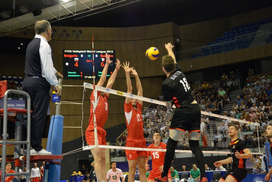 България срещу Белгия в Световната лига по волейбол1