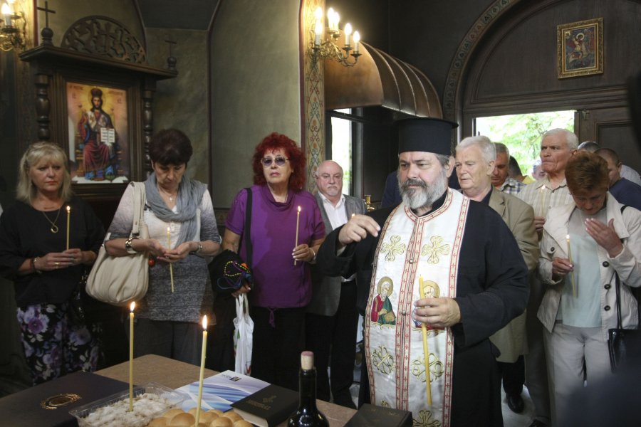 Освещаване на параклиса на Свети Георги Победоносец на Герена1