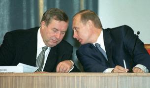 Генадий Селезньов с Владимир Путин през 2001 г.