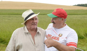 Жерар Депардийо и Александър Лукашенко