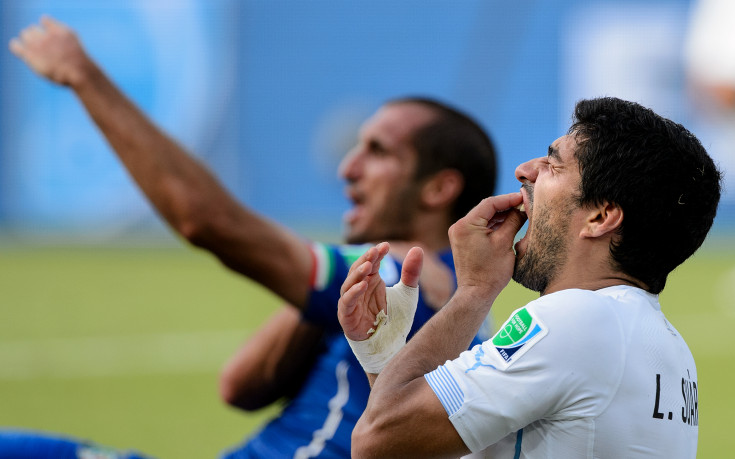 ФИФА не намали наказанието на Суарес за ухапването на Киелини