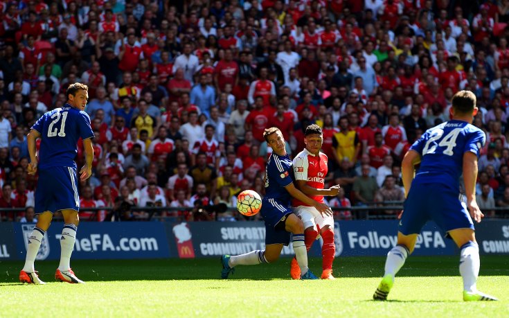 ВИДЕО: Арсенал води на Челси след едно полувреме