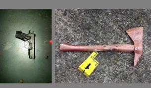 оръжията на нападателя