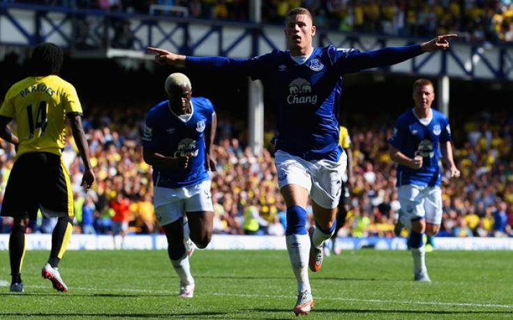 ВИДЕО: Рос Баркли с красив гол за Евертън