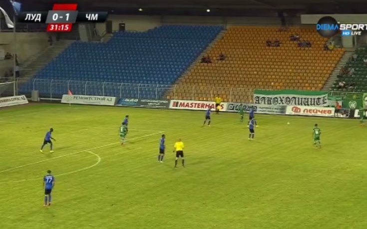 ВИДЕО: Лудогорец - Черно море 0:1 /първо полувреме/