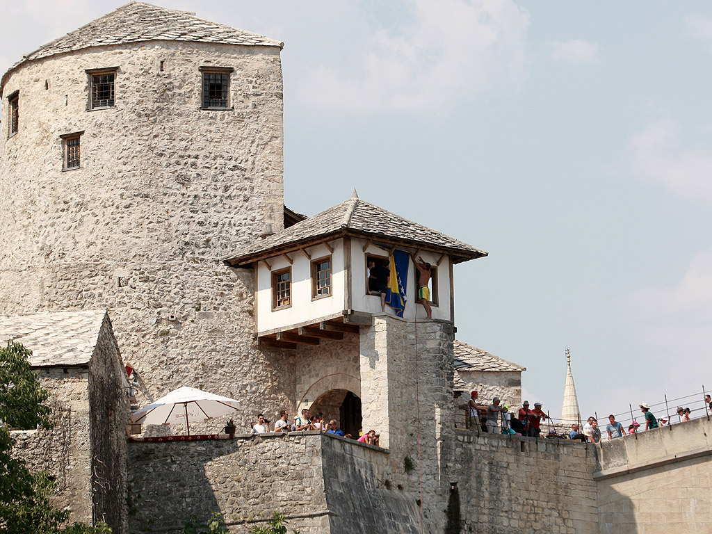 Ден първи от Red Bull Cliff Diving World Series в Мостар /Босна и Херцеговина