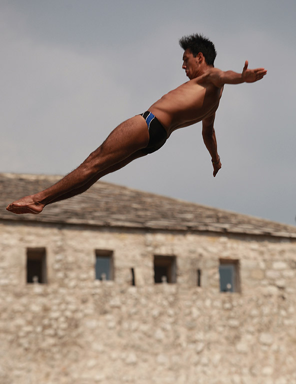 Ден първи от Red Bull Cliff Diving World Series в Мостар /Босна и Херцеговина