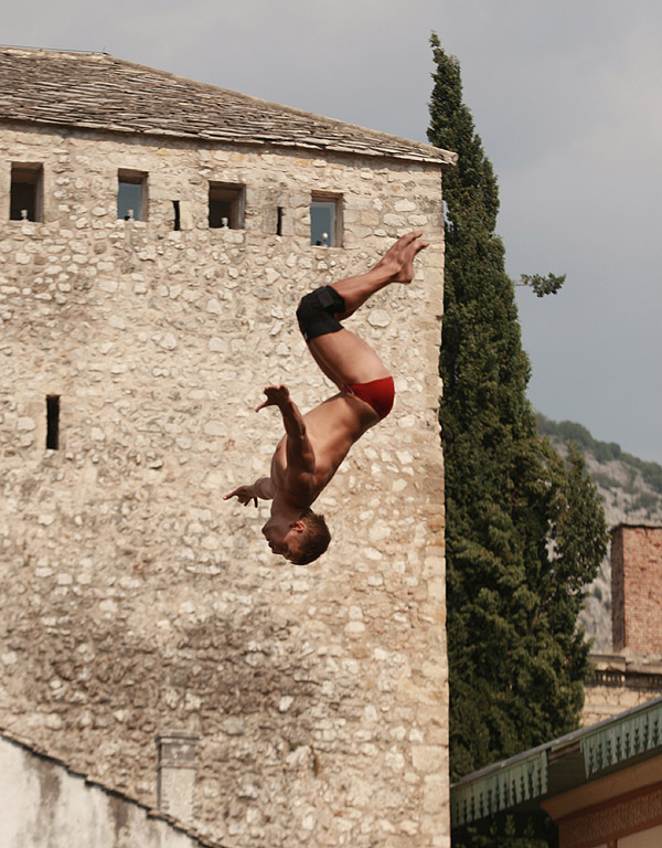 Ден първи от Red Bull Cliff Diving World Series в Мостар /Босна и Херцеговина