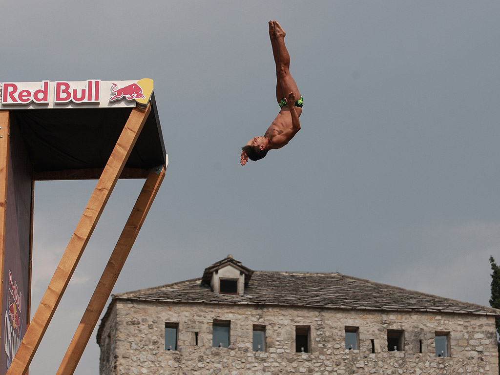 Ден първи от Red Bull Cliff Diving World Series в Мостар /Босна и Херцеговина