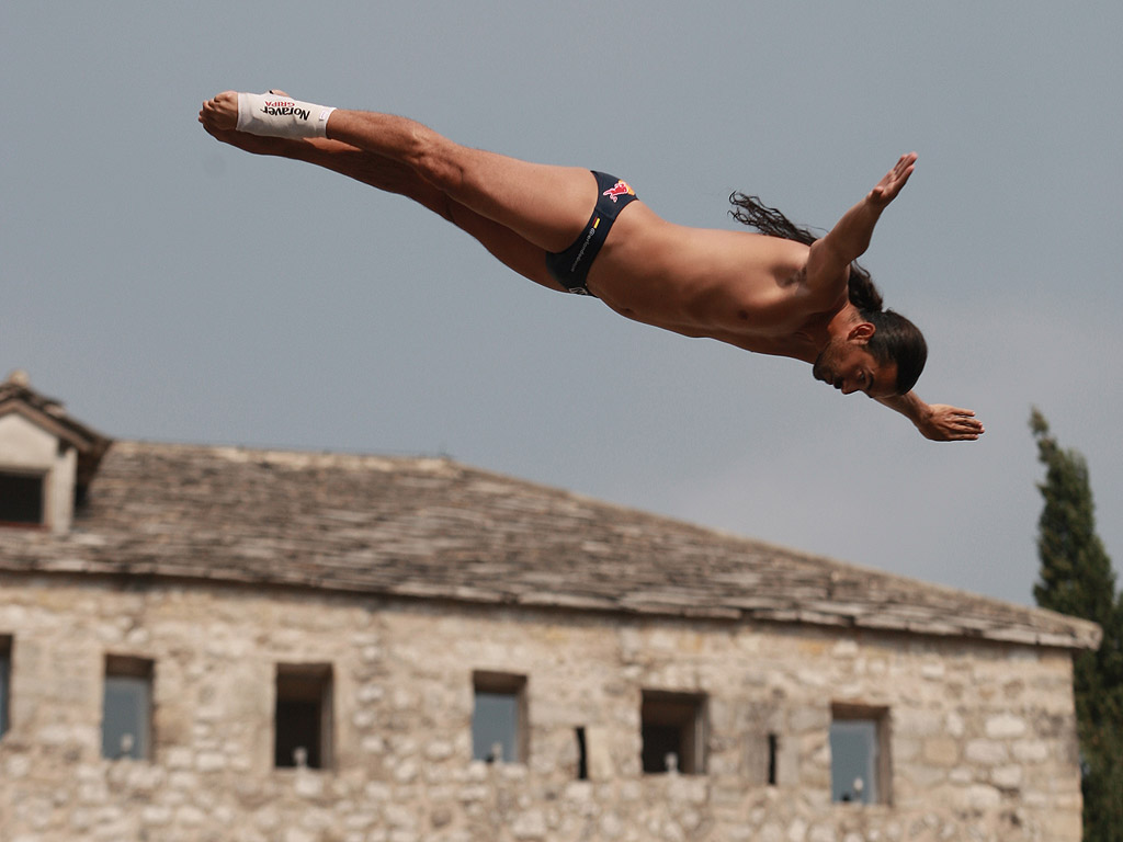 Ден първи от Red Bull Cliff Diving World Series в Мостар /Босна и Херцеговина