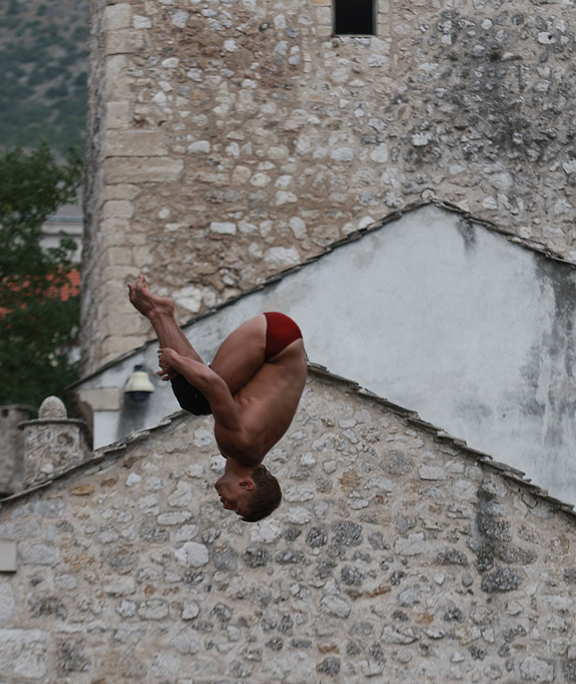 Ден първи от Red Bull Cliff Diving World Series в Мостар /Босна и Херцеговина