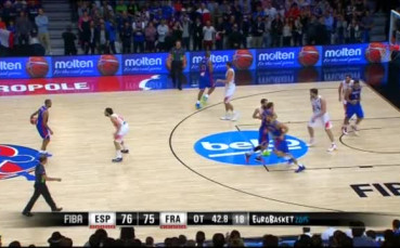 ВИДЕО: Изключителен Гасол детронира Франция и класира Испания на финал