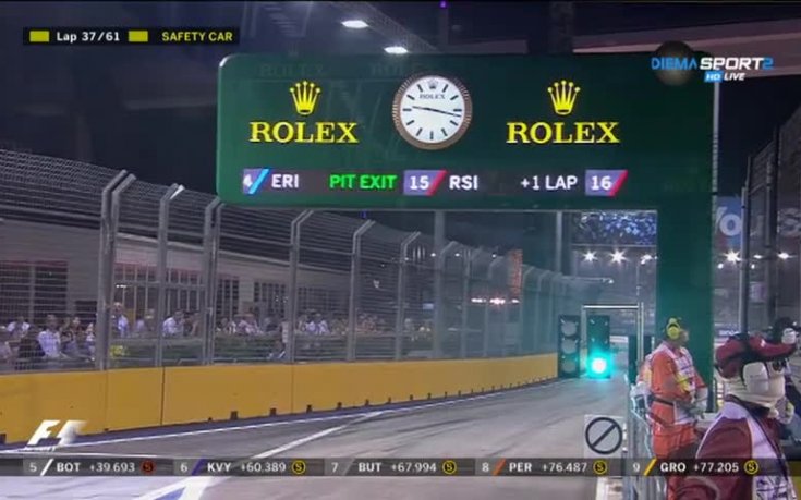 Мъж е изправен пред съда заради пресичане на пистата в Сингапур