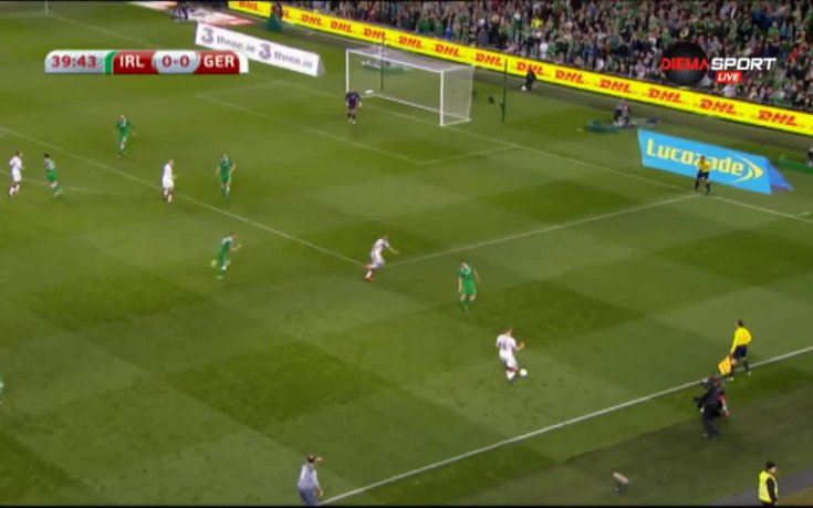ВИДЕО: Първото полувреме на Ирландия - Германия