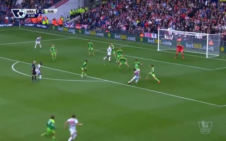 ВИДЕО: Уест Бромич - Съндърланд 1:0