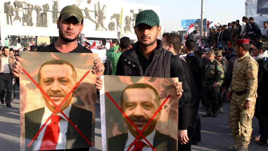 Иракчани протестират срещу турските войски в страната им