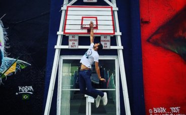 СНИМКА: Гришо показа, че и белите могат да скачат