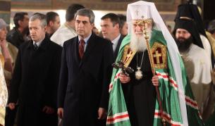 Патриарх Неофит и президентът Росен Плевнелиев