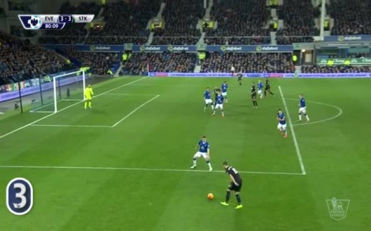 Хоселу прониза Евертън със страхотно изпълнение