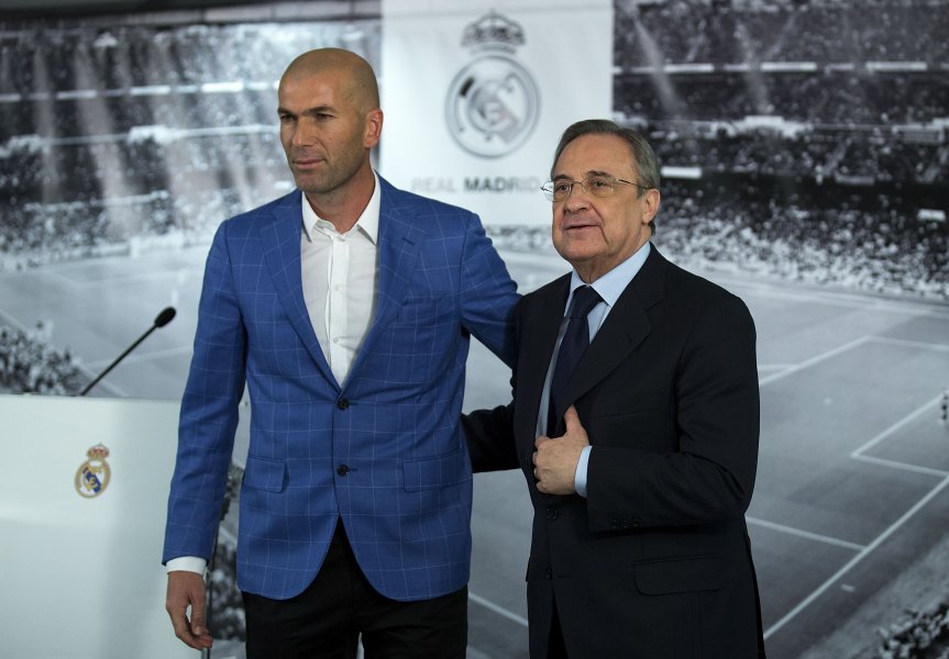 Зинедин Зидан бе официално представен за треньор на Реал Мадрид1
