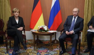 Ангела Меркел и Владимир Путин