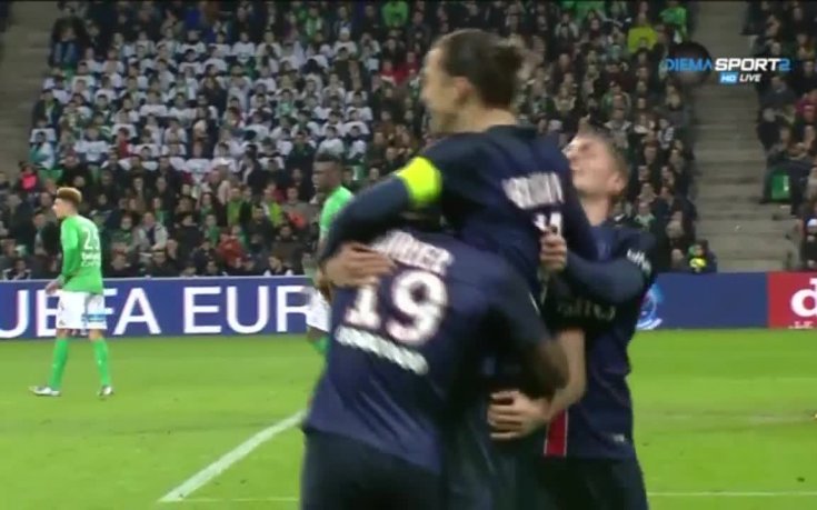 ВИДЕО: ПСЖ мина през Сент Етиен за нов рекорд