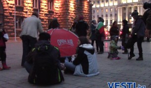 Протестен „къмпинг” пред Президентството
