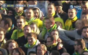 ВИДЕО: Мощна подкрепа от публиката на Нант