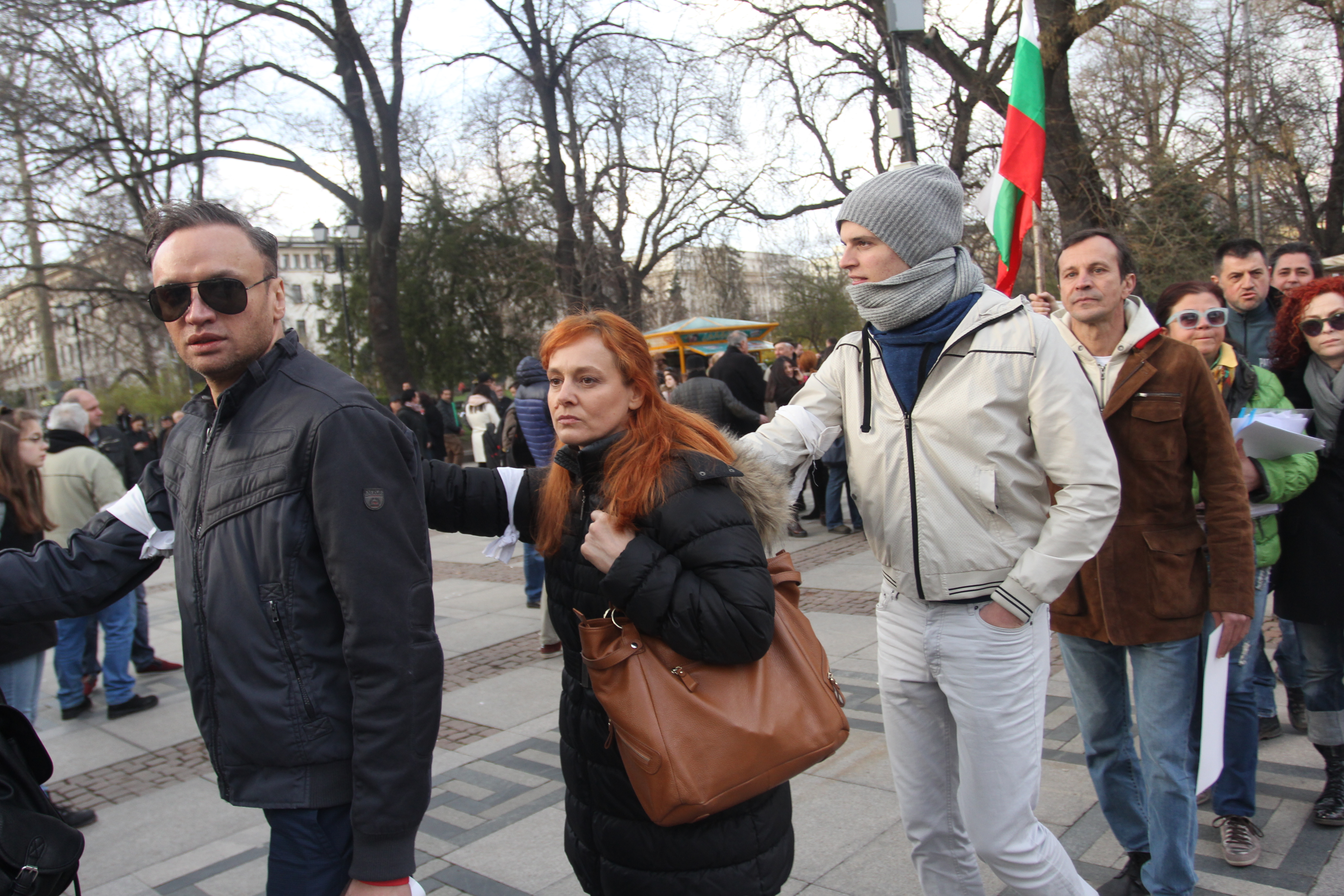 Протест в Международния ден на театъра